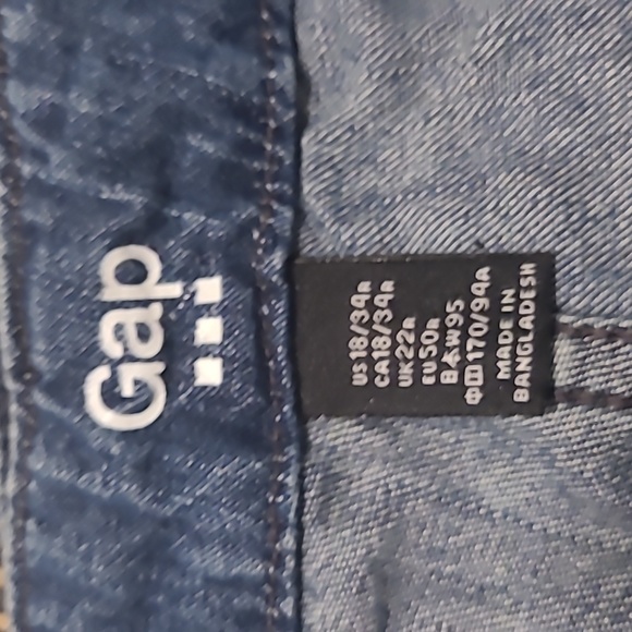 GAP DENIM CULOTTE OVERALLS - Picture 6 of 9